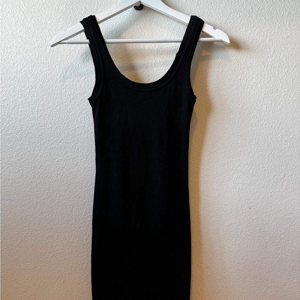 Fashion Nova Black Sleeveless Bodycon Dress